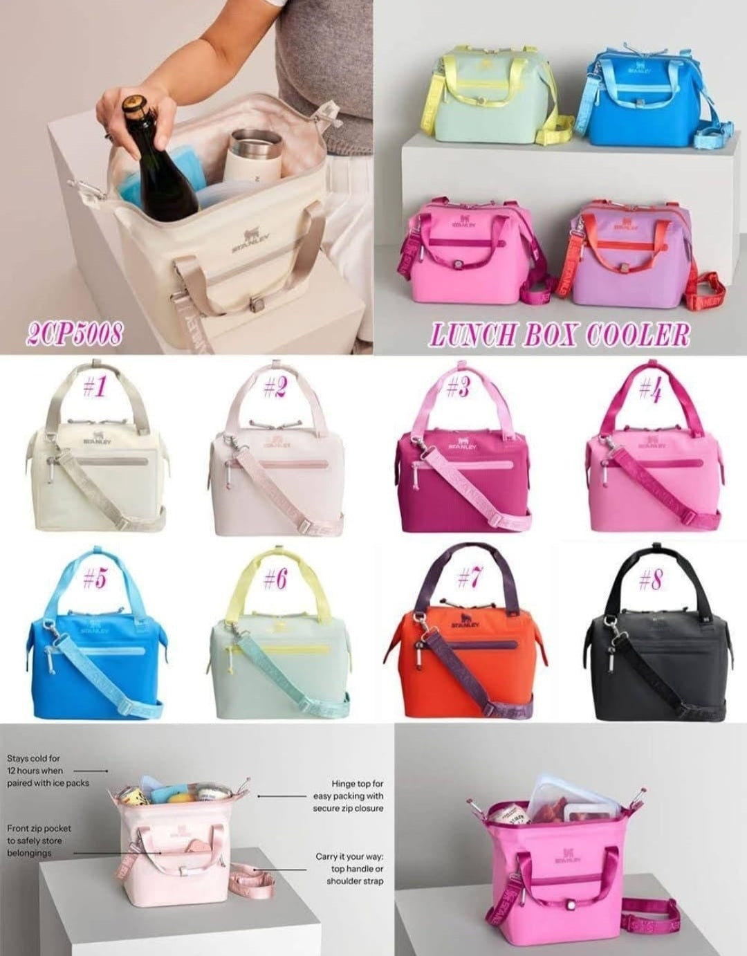 St@nl€y insulated lunchboxes