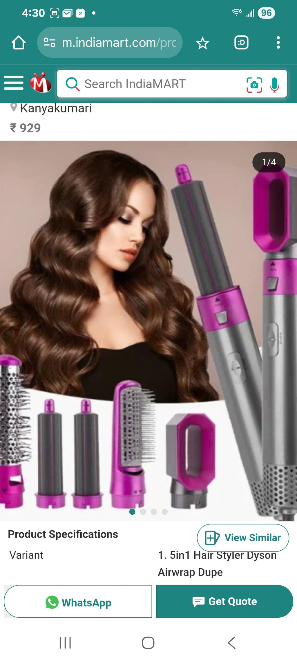 BLACK FRIDAY DEAL!!Airwrap set 5 in 1 as compared to Dys●N