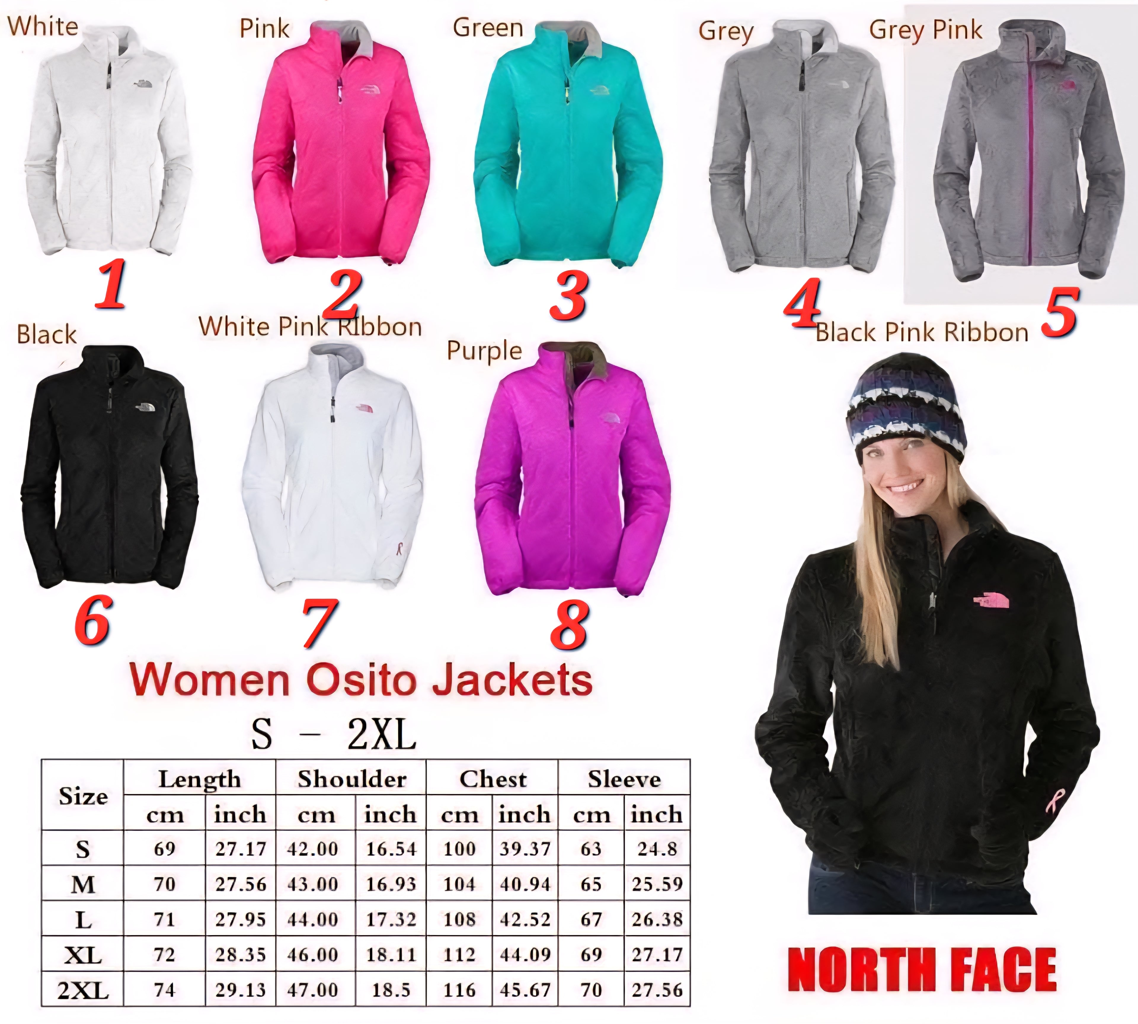 Womens NF jackets