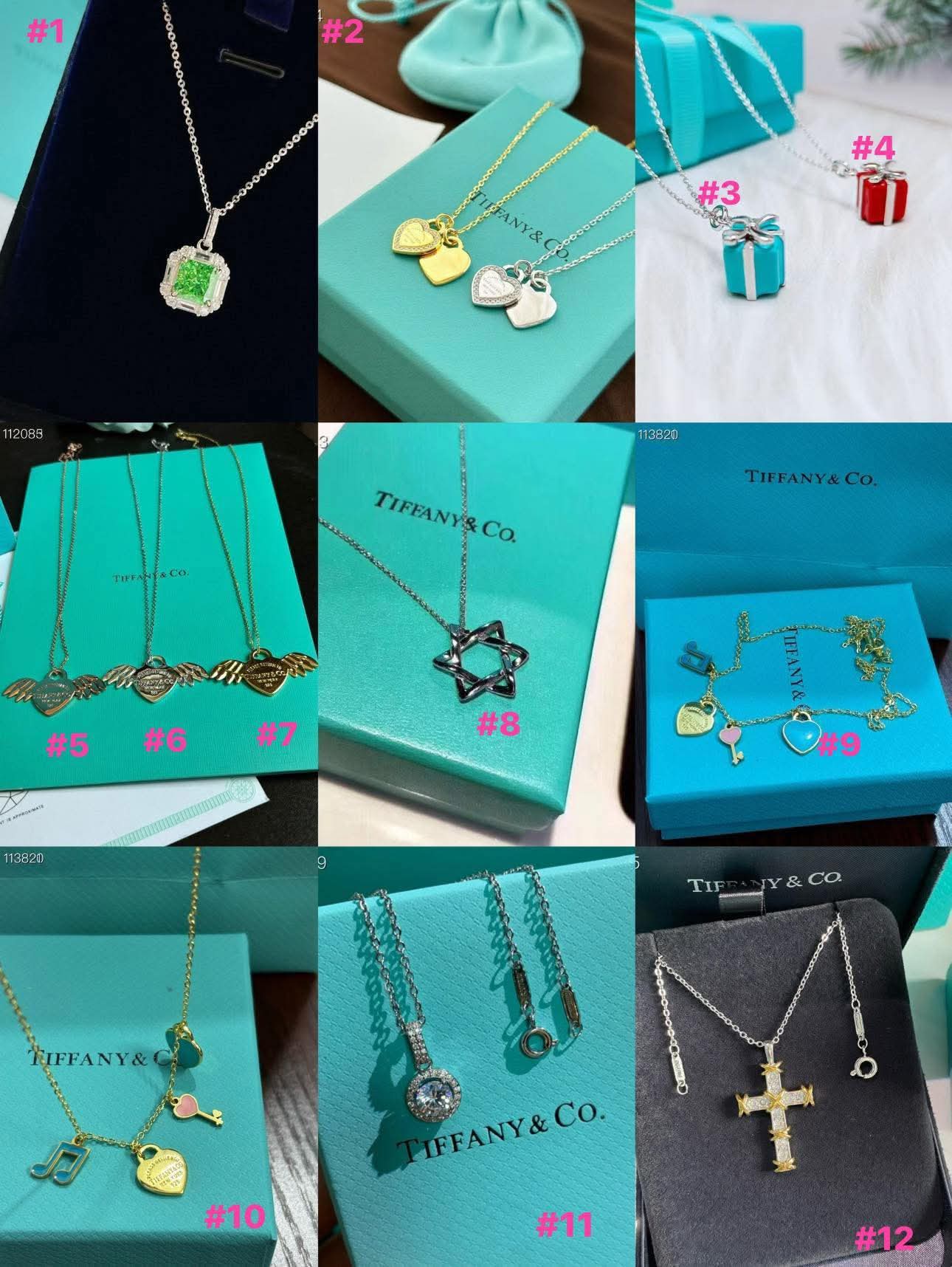 T!ff &C● necklaces