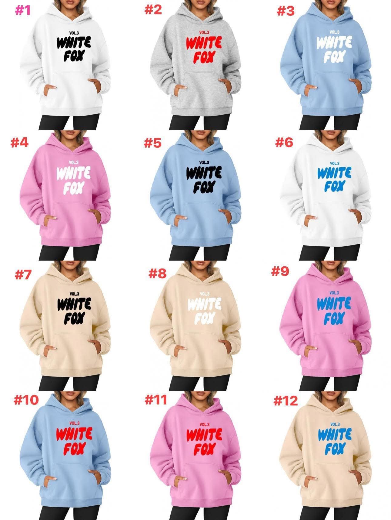 Wh!te F○x hoodies
