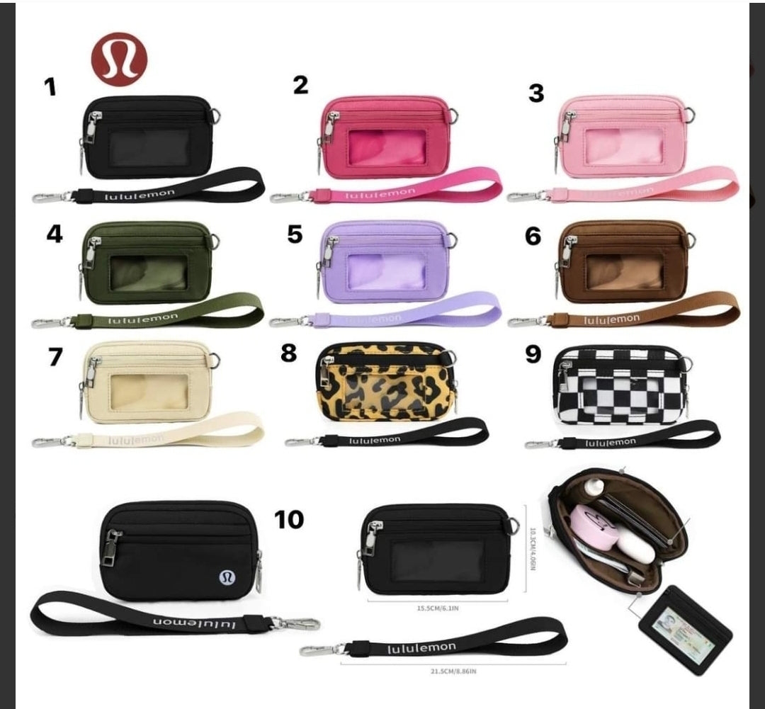Lulu mini wallet wristlets